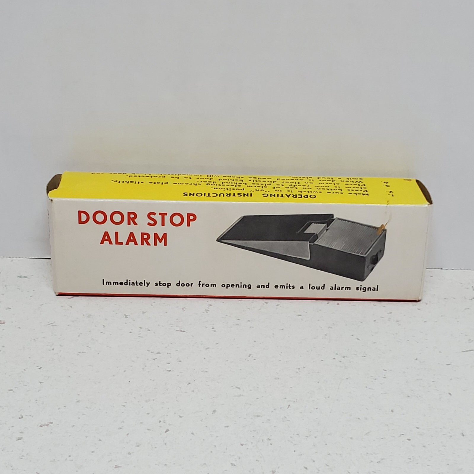 Door Stop Vintage Wedge Security Alarm Old Stock Rare Green (NEW)
