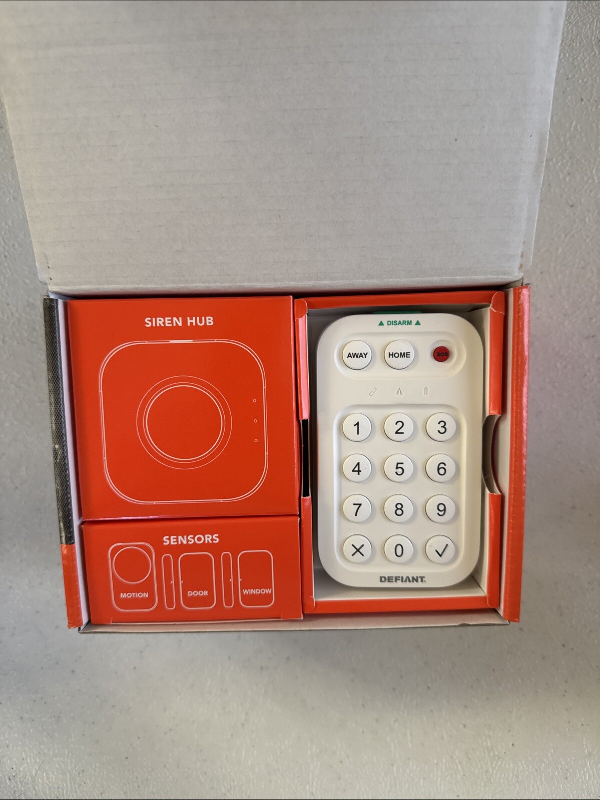 Defiant Smart Home Alarm System WiFi & Bluetooth Hubspace Google Home Alexa