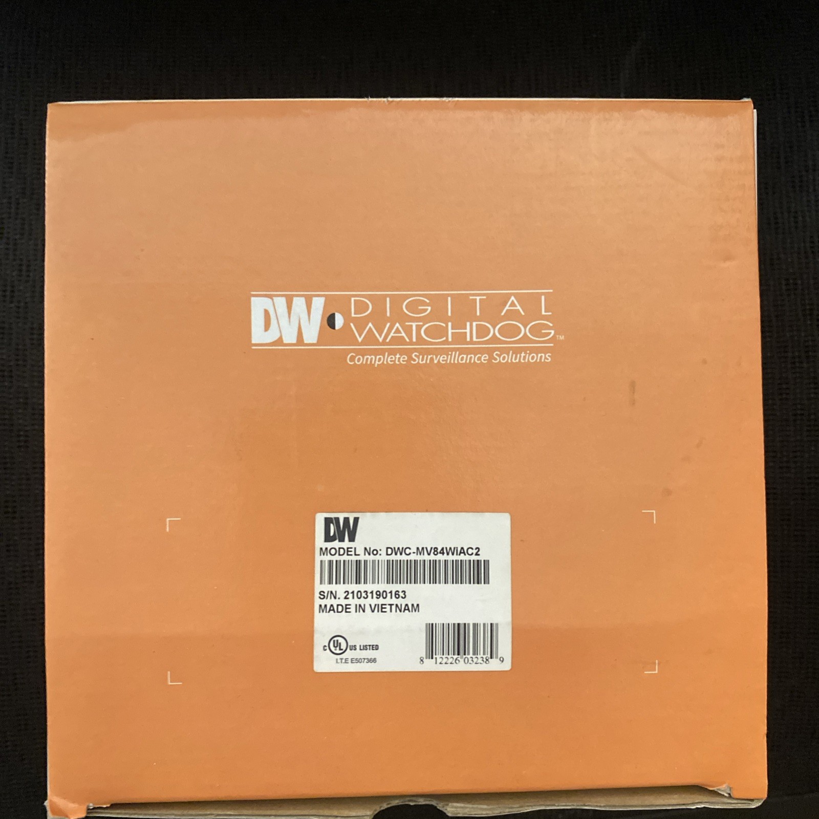 DWC-MV84WiAC2 Surface mount Dome IP Camera. 4 Mp Network IR Dome, 2.8-12mm