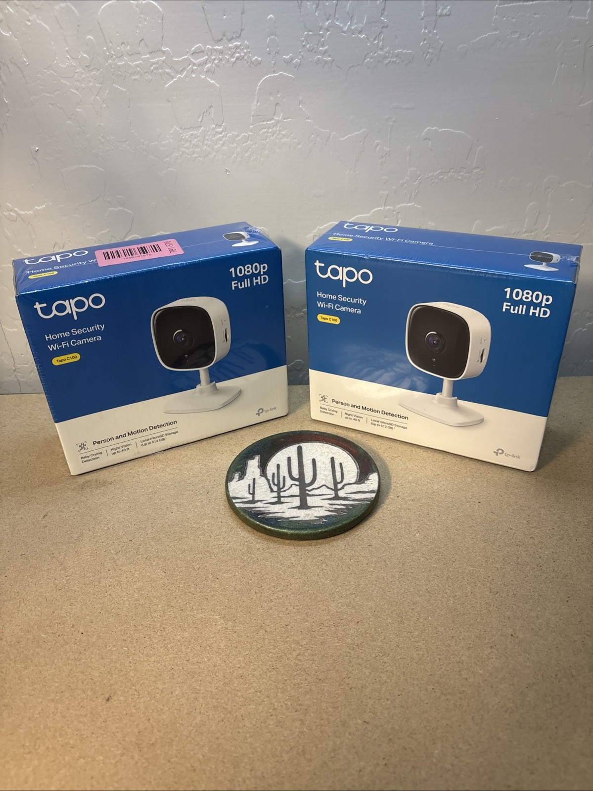 2x New TP-LINK Tapo 2k Indoor Security Wi-Fi Camera Tapo Night Vision Sealed