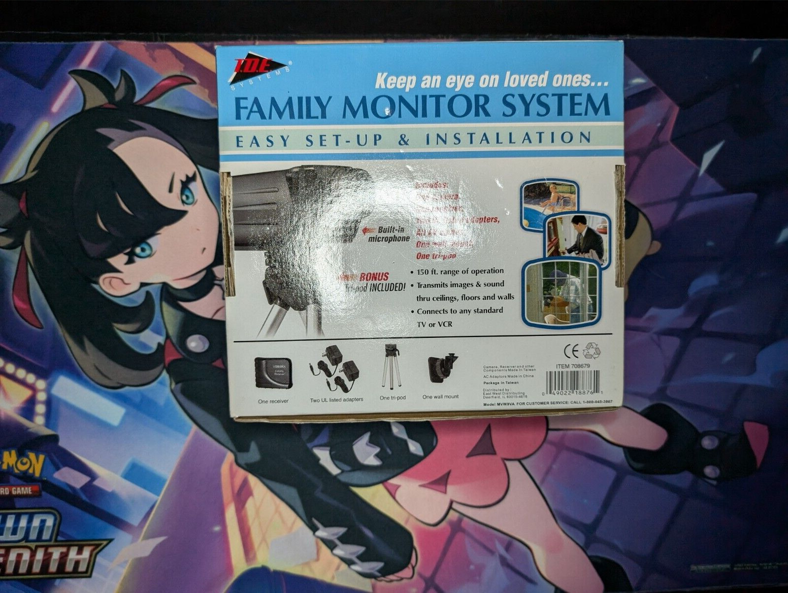 Vintage Video Monitoring System 2.4 GHZ Color Video System Retro Camera
