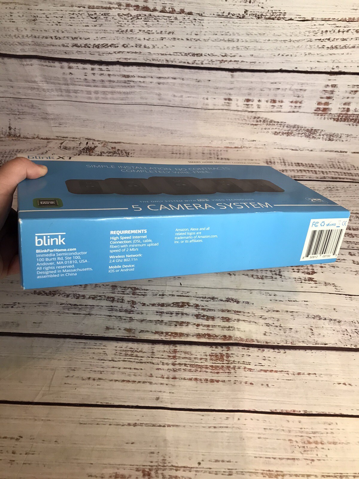 EMPTY BOX ONLY Blink XT Security Wireless 5 Camera System Outdoor Home 1st Gen