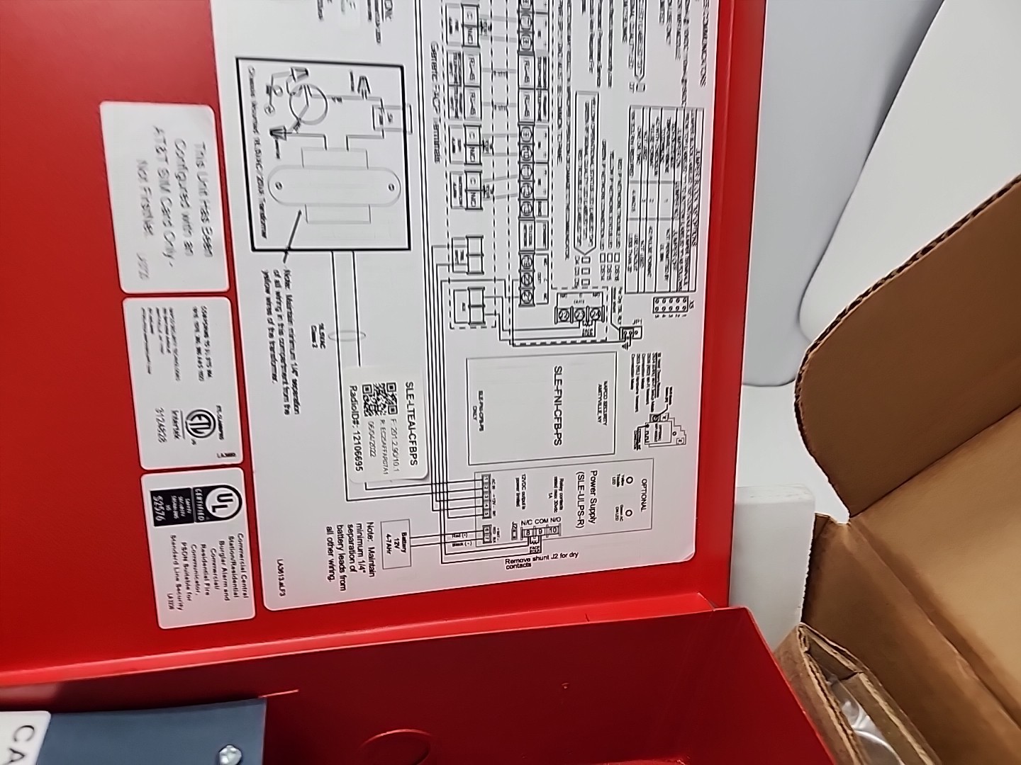 Napco SLE-LTEAI-CFBPS Dual Path Fire Alarm Communicator No Key