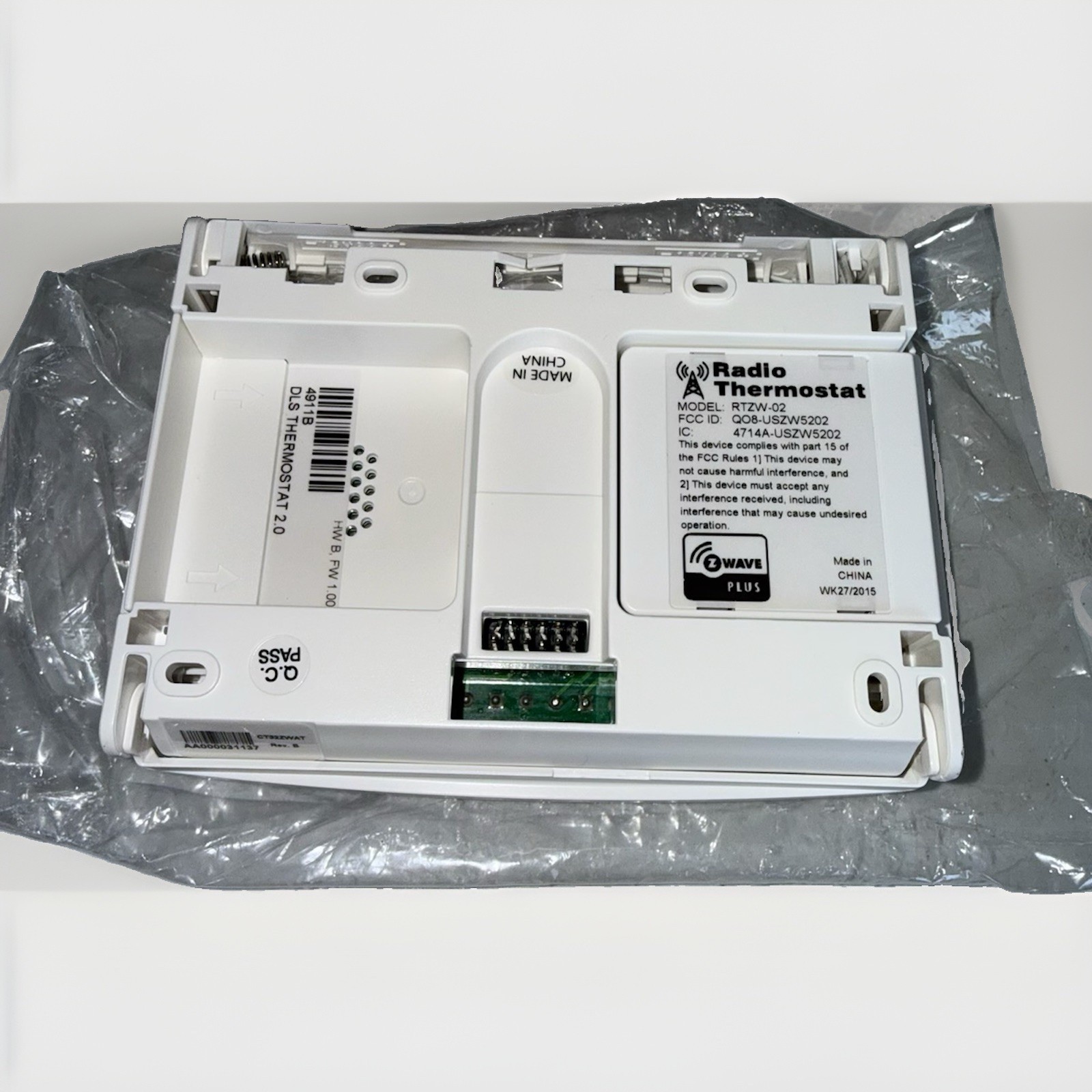 Ct32 Radio Thermostat With ZWave for AT&T Digital Life and others 4911B