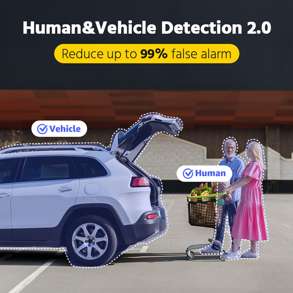 ANNKE 4K Video Security Camera System CCTV 8CH DVR H.265+ AI Color Night Vision