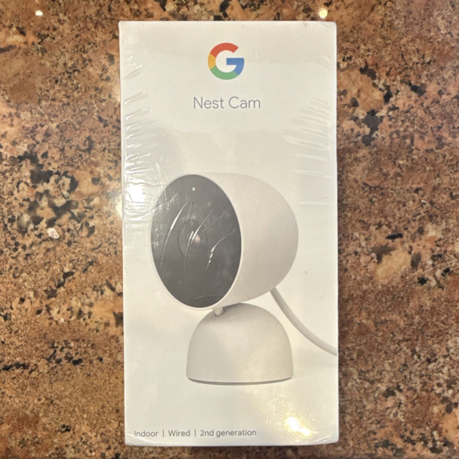 Google Nest Cam 2nd Gen Indoor Wired 1080p HD Snow Night Vision Wi-Fi