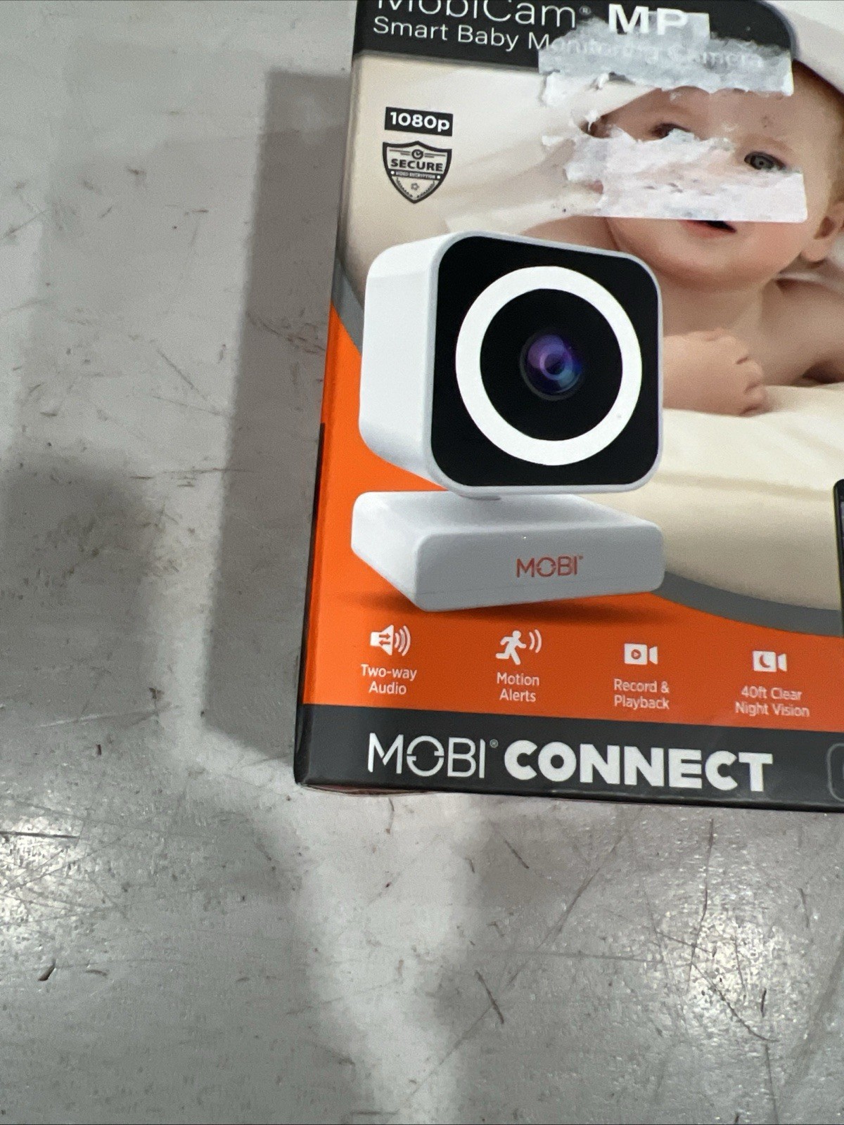 MobiCam MP Smart Baby Monitoring Camera, Security, Dual 2.4 & 5 GHz Wifi + Ble
