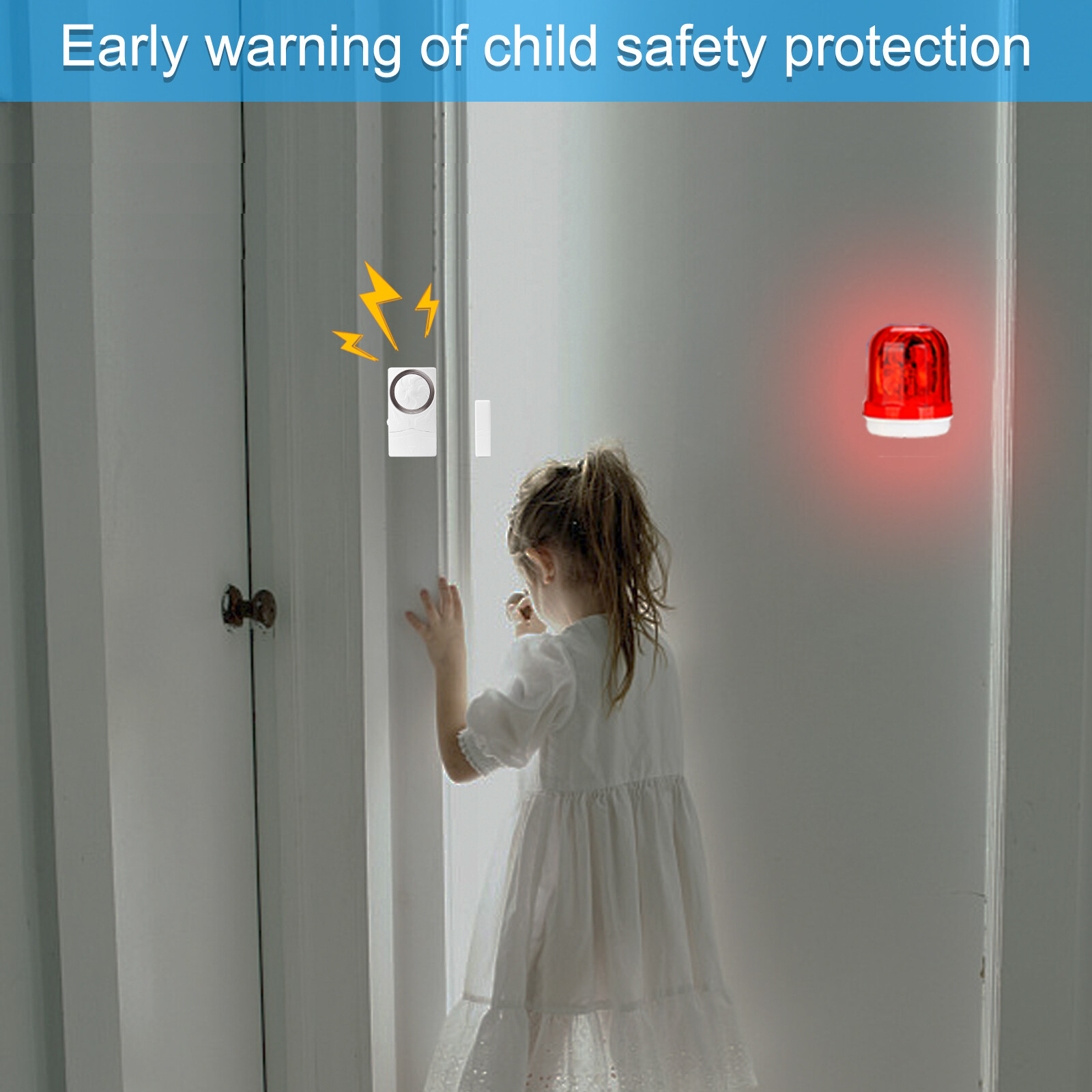 Wireless Door Window Burglar Alarm Magnetic Sensor Security Anti-Theft 10Pack US