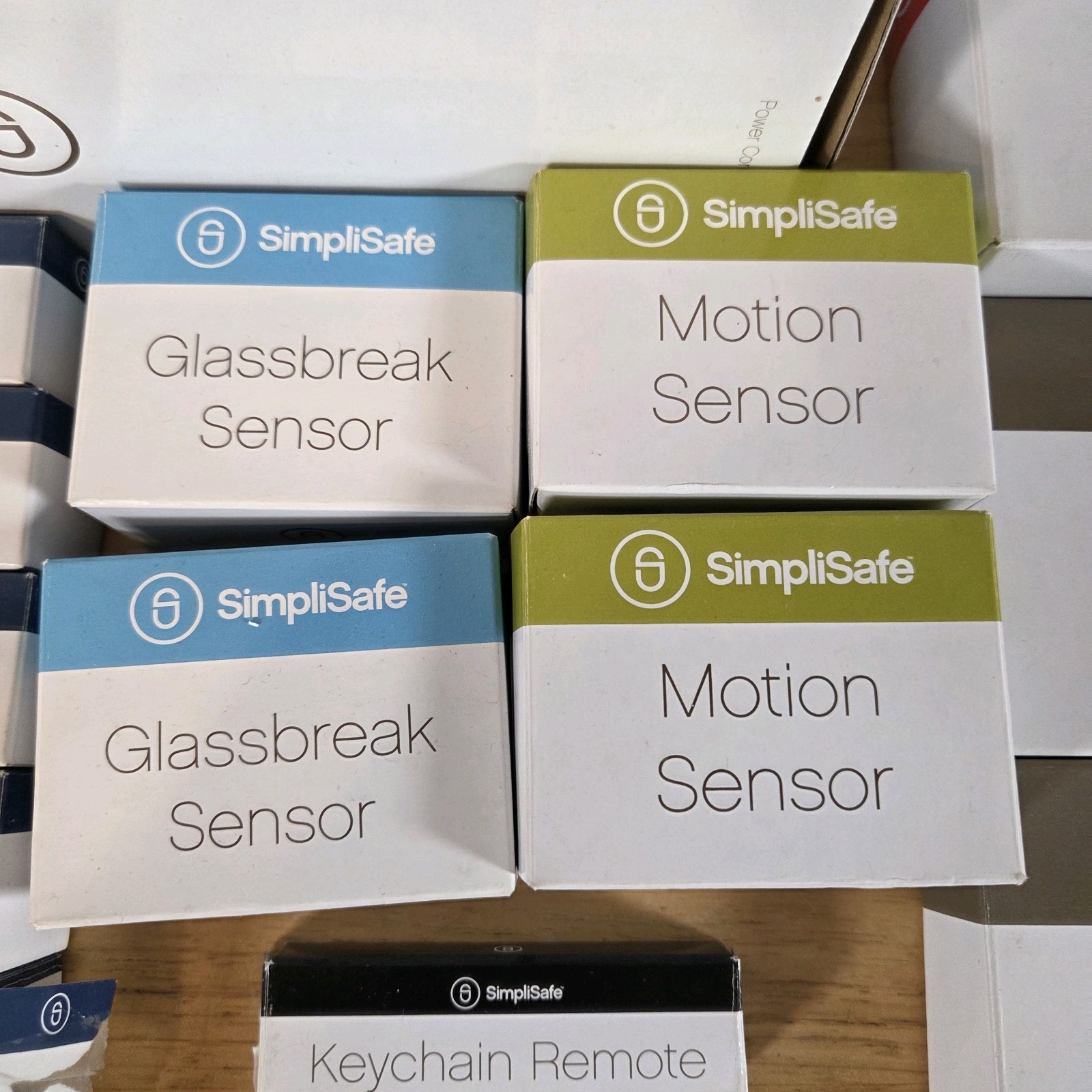 16 pc Lot SimpliSafe Wireless Home Security System SS 1500 1st Generation + Sign