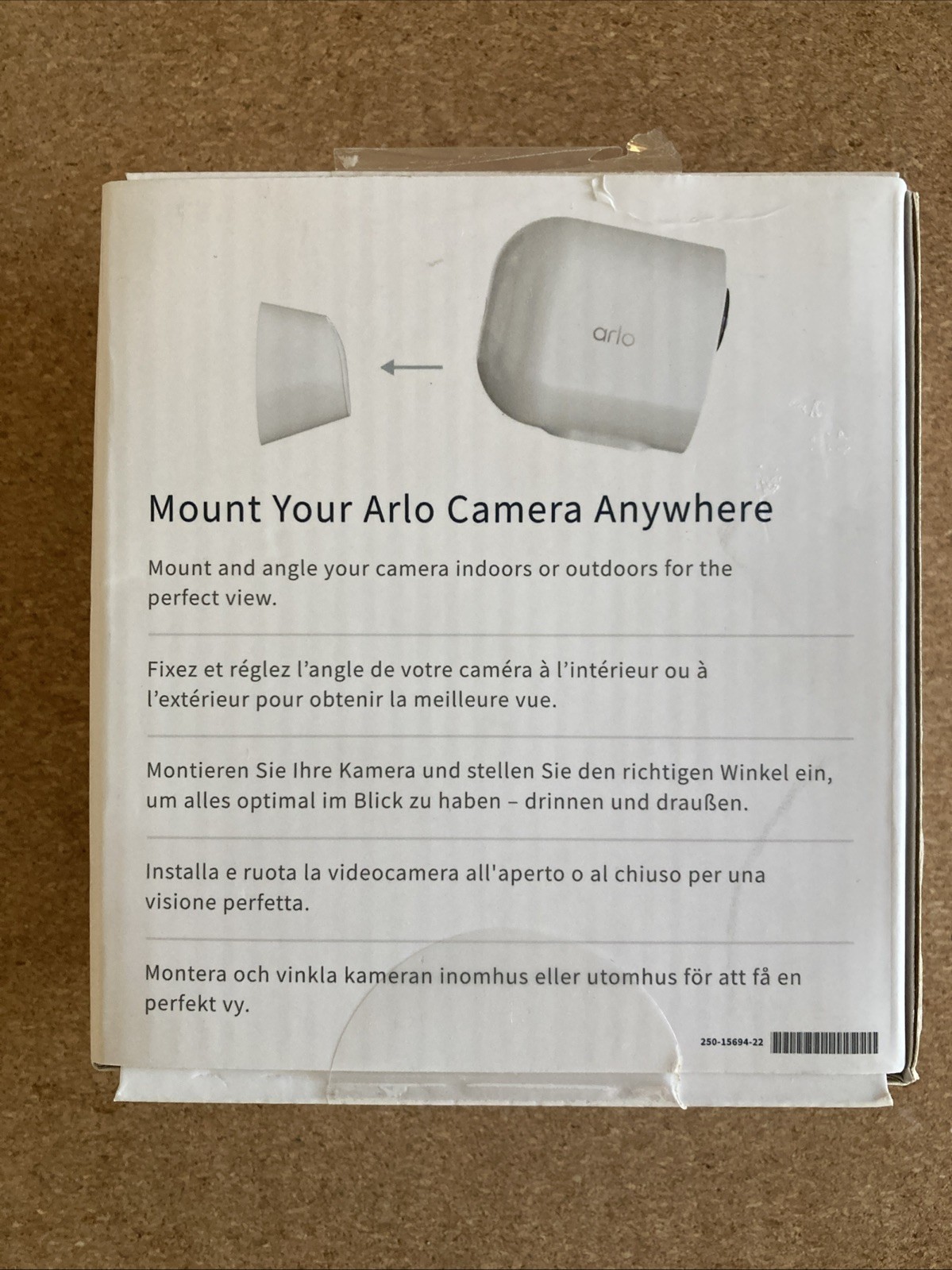 Arlo Magnetic Wall Mounts Retail Set of 2 for Ultra, Ultra 2 Pro 3 & Pro 4 pulls
