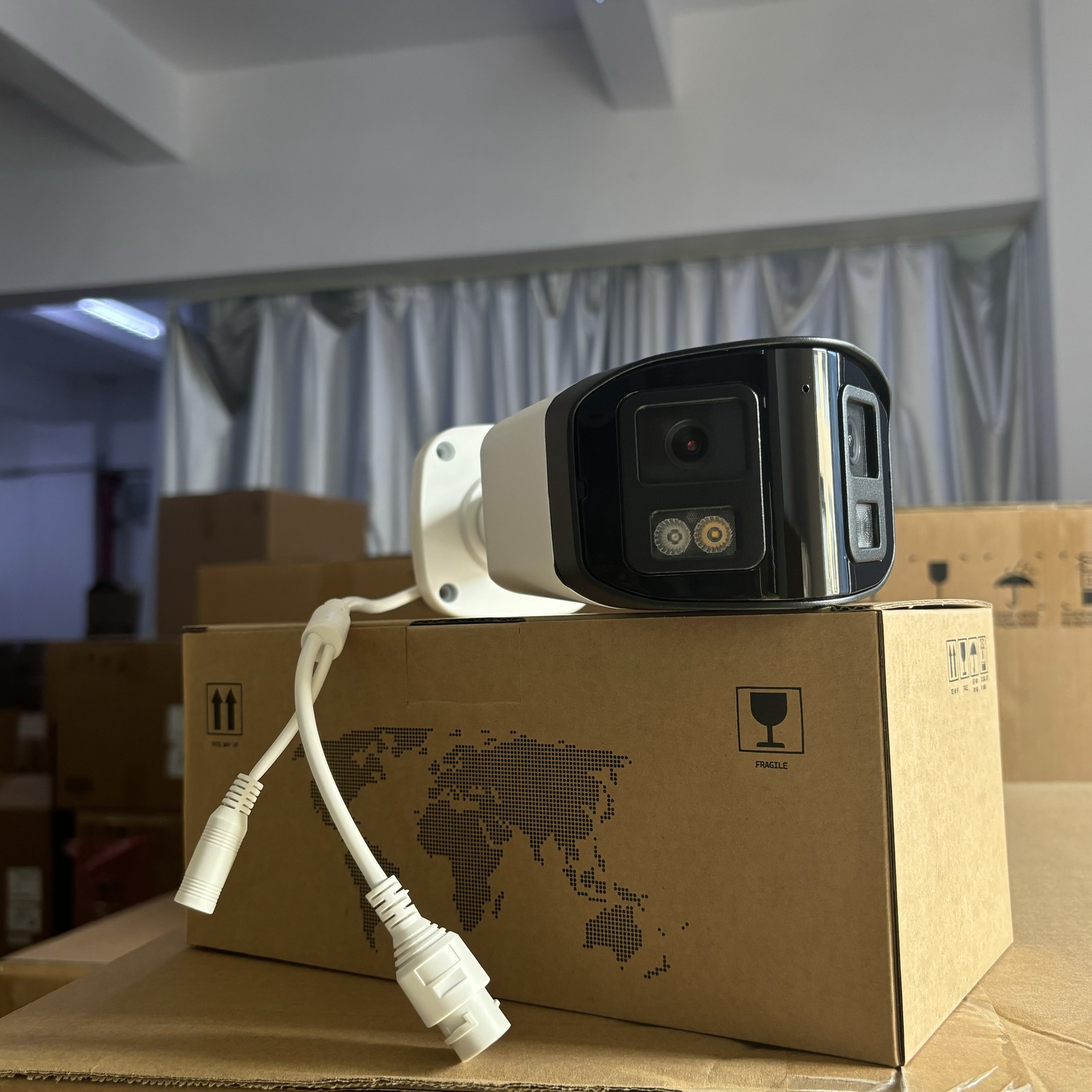 Vikylin 8CH 8 POE CCTV System Dual Lens 4MP IR Full Color Camera 2Way Audio Lot