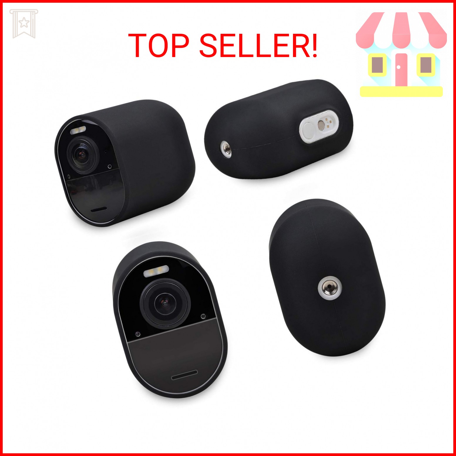Silicone Case Cover for Arlo Camera, Weatherproof Protective Skin Cover for Arlo