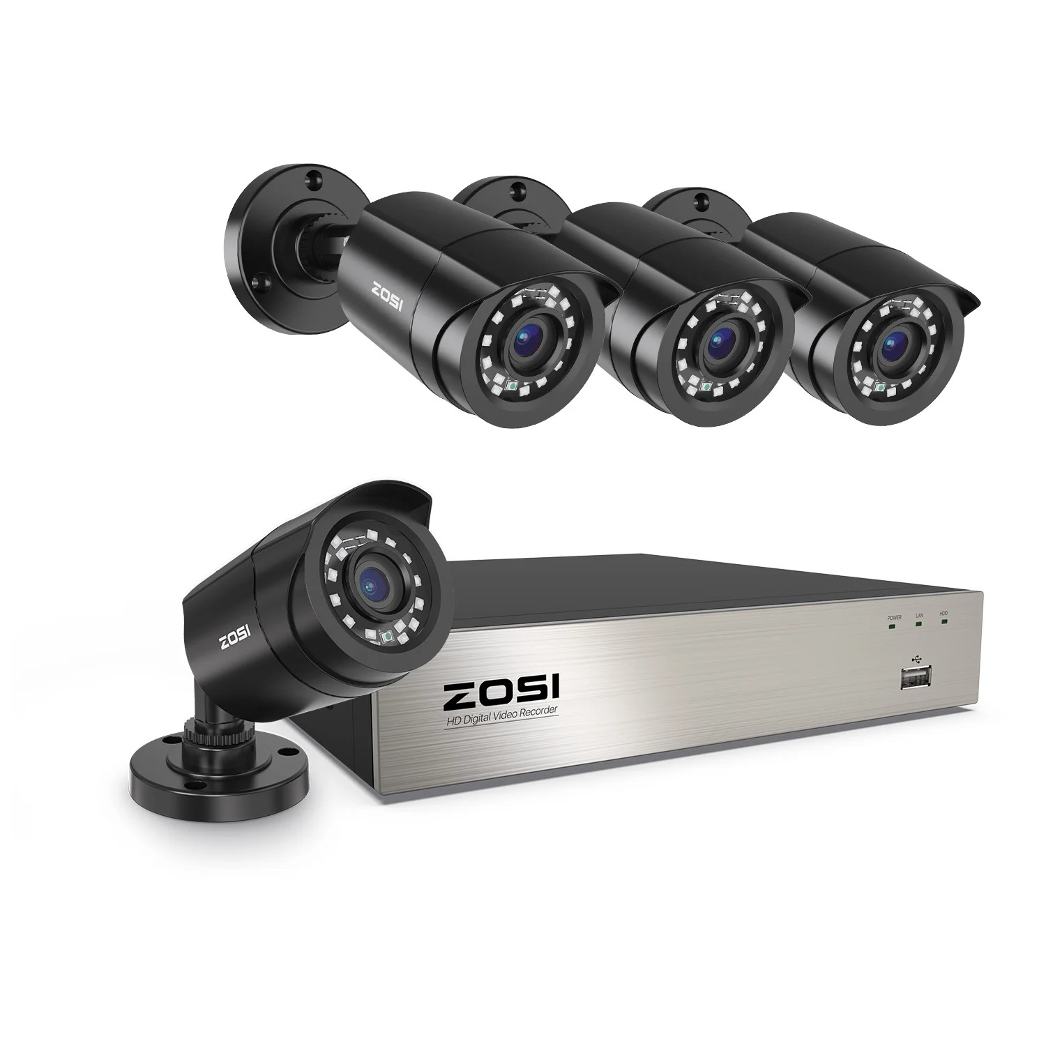 3K Lite H.265+ Home Security Camera System,5Mp Lite 8 Channel Surveillance DVR a
