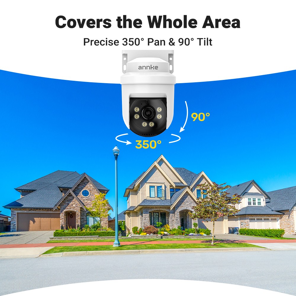 ANNKE 1080P Security Camera System 8CH 5MP Lite DVR AI Human Vehicle Detection