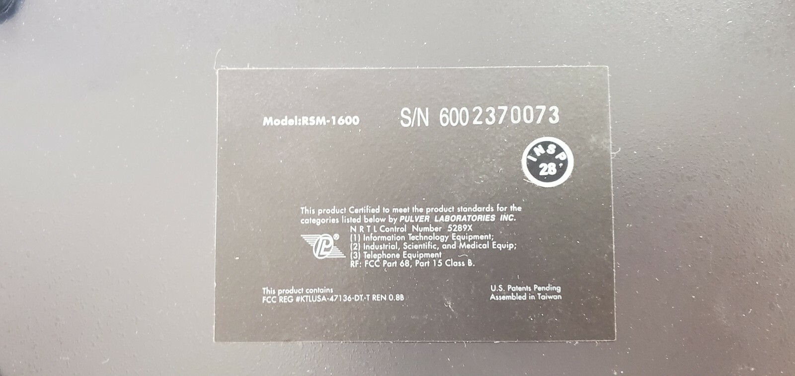 KALATEL RSM-1600 Remote Surveillance Master Transceiver NEW