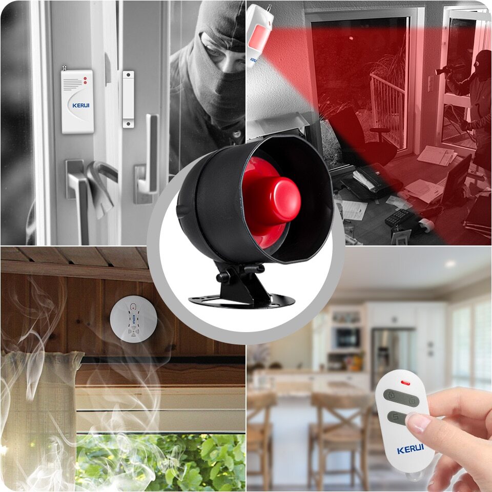 KERUI Smart WIFI Wireless Security Alarm System Siren 433Mhz Burglar Motion Door