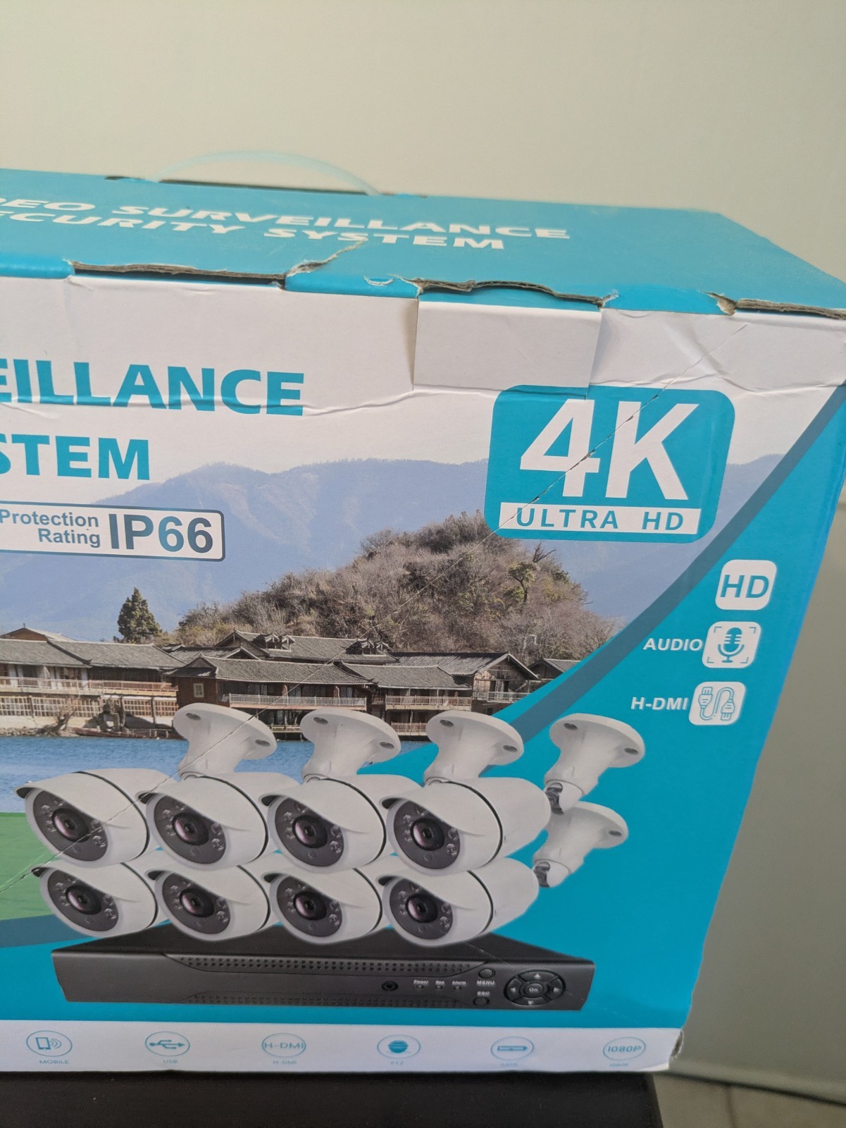 Video Surveillance Security System 4K Ultra HD
