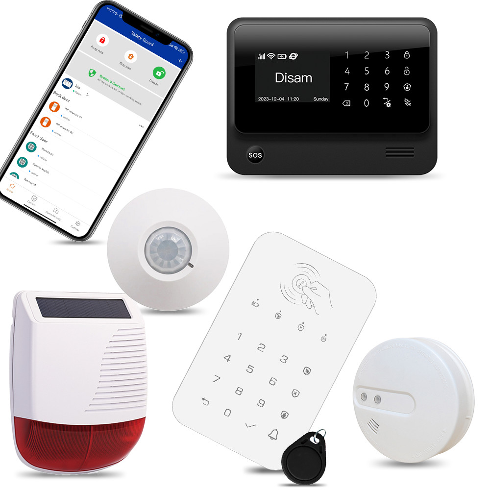 New G90C WiFi GSM SMS Wireless Home Alarm Security System Accessories Lot