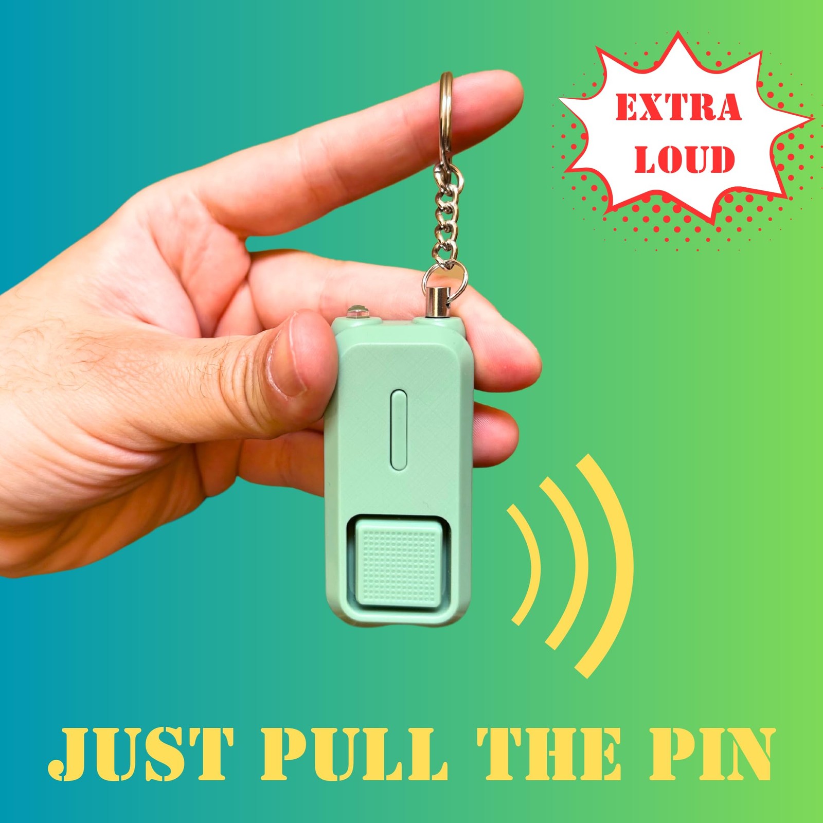 Sound Grenade By 130db Emergency Alarm For Camping & Hiking Tripwire Alarm Bear