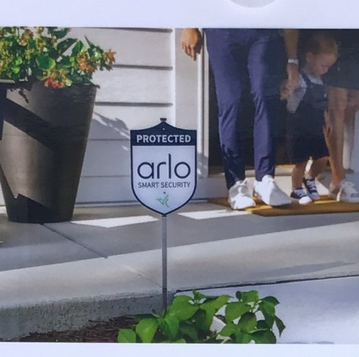 Arlo Protected Smart Security Yard Sign 10in x 7in – NEW Sealed –