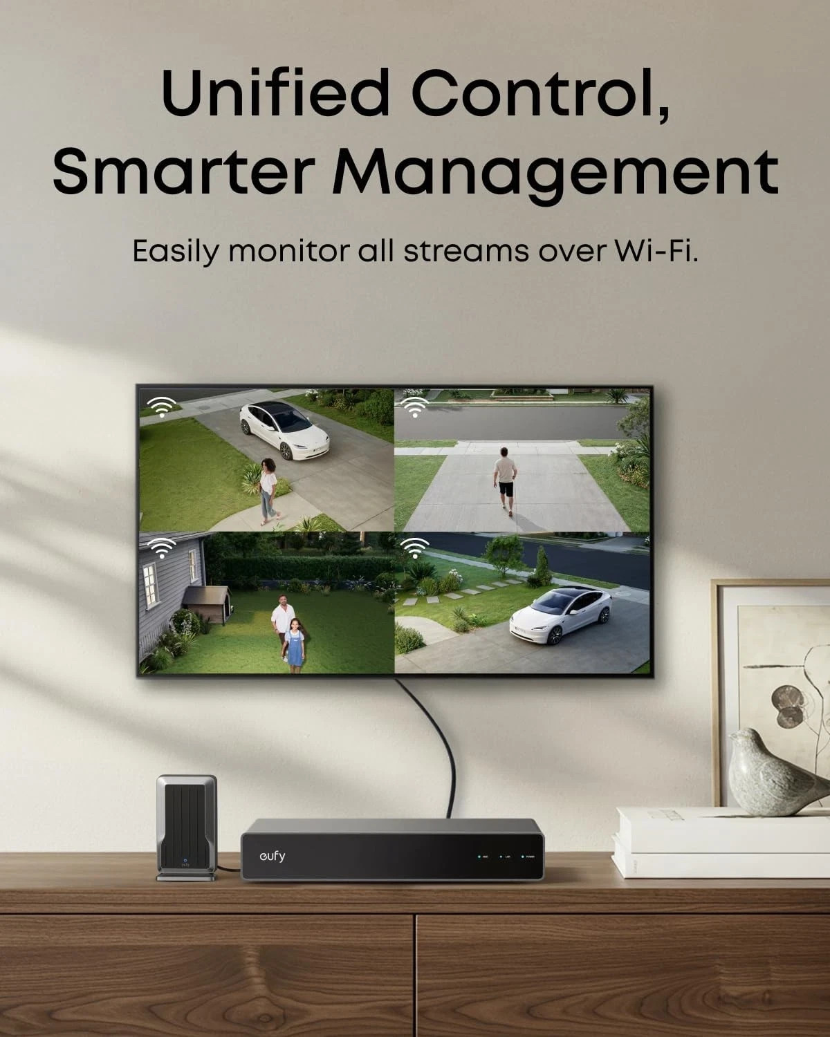 Eufy NVR Wi‑Fi Module, Only for Eufy Poe NVR System, Supports up to 16 Eufy Wi-F