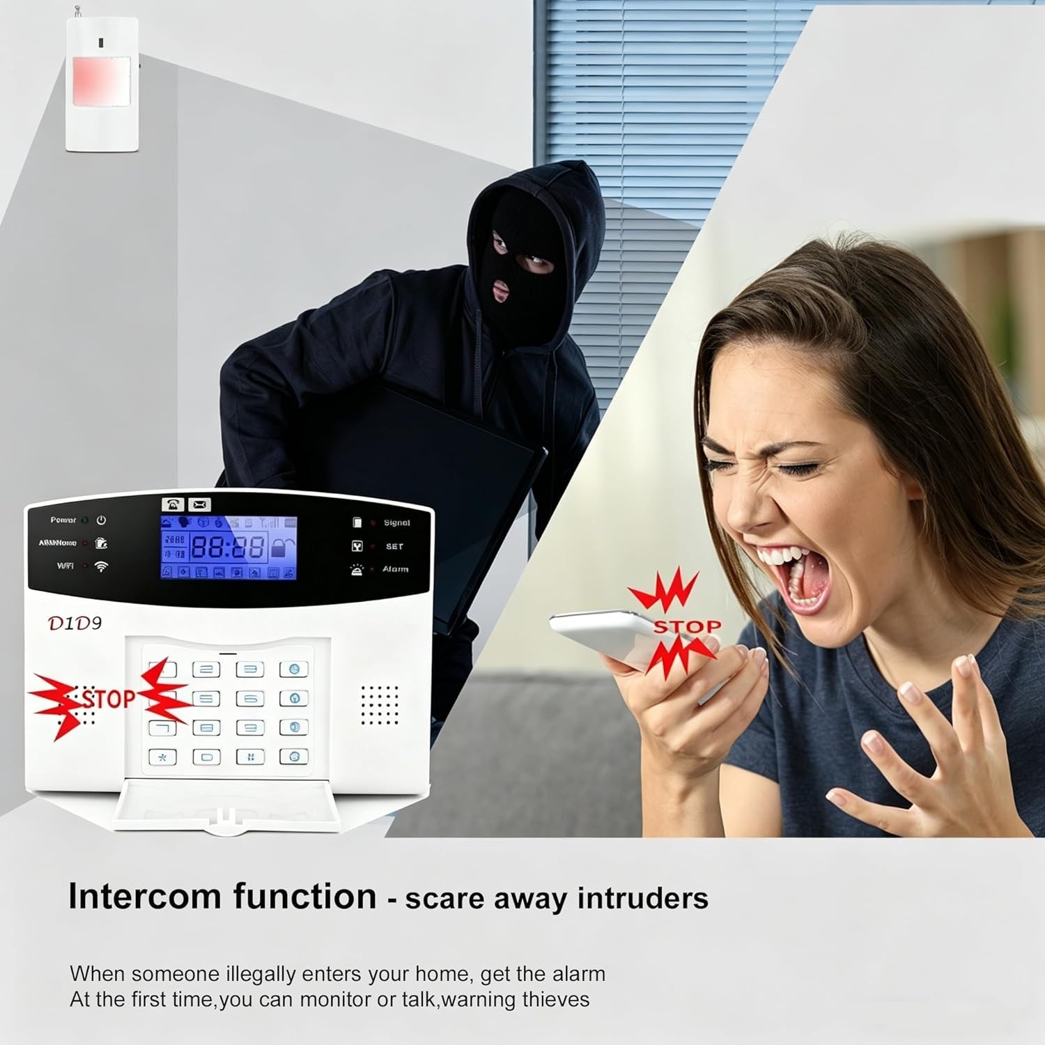 4G WiFi GSM Alarm System with App Control],