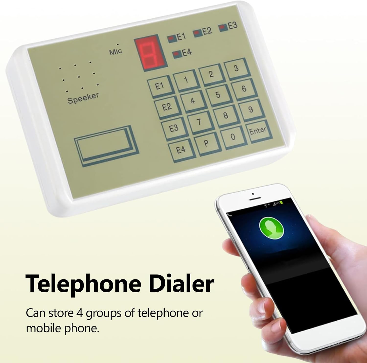 Telephone Voice Dialer, Voice Dialer Alarm Wired Telephone Voice Auto Dialer Bur