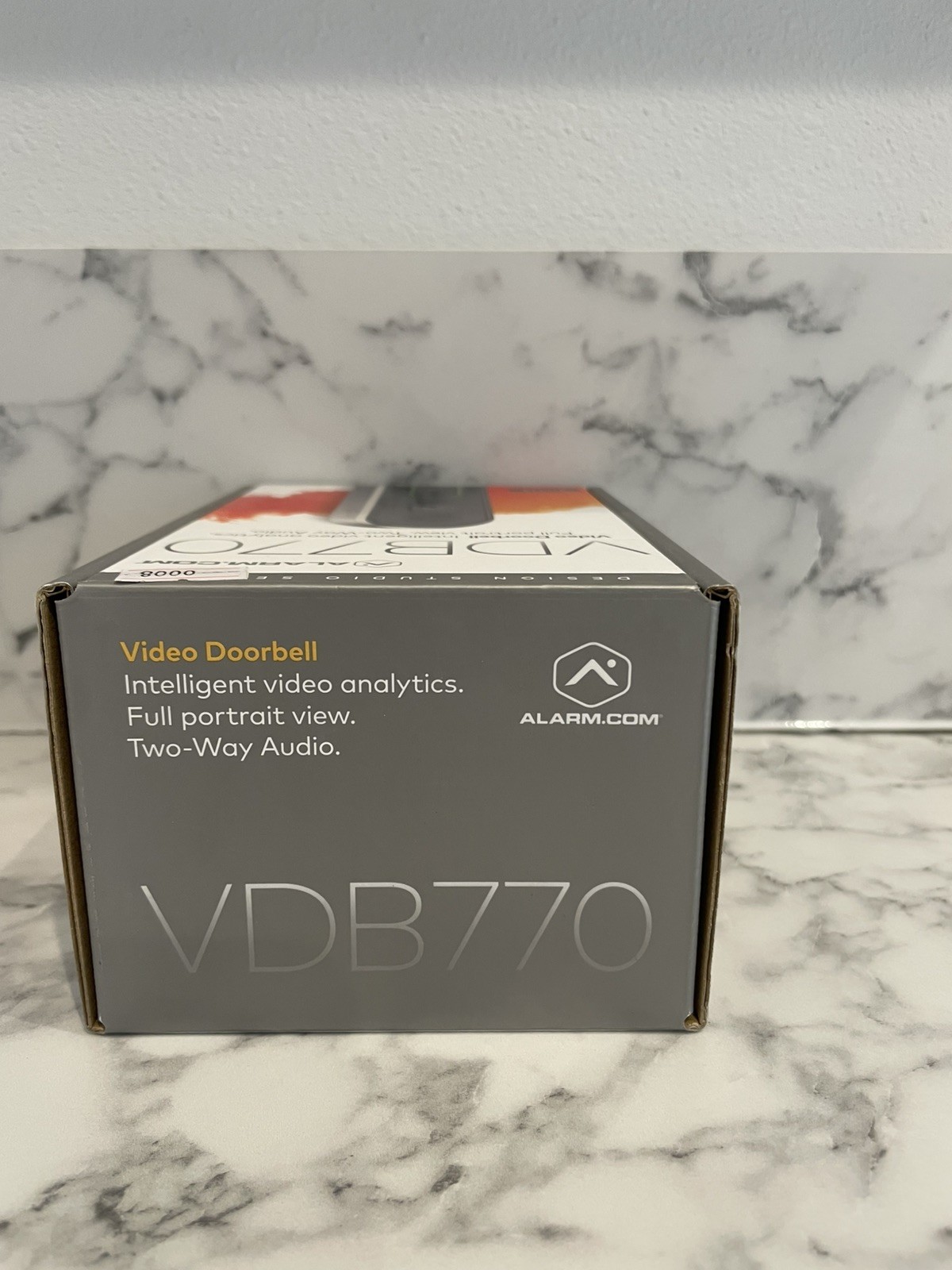 Alarm.com ADC-VDB770-S Touchless Video Doorbell – 1440×1920 HDR, Wi-Fi 2.4/5GHz