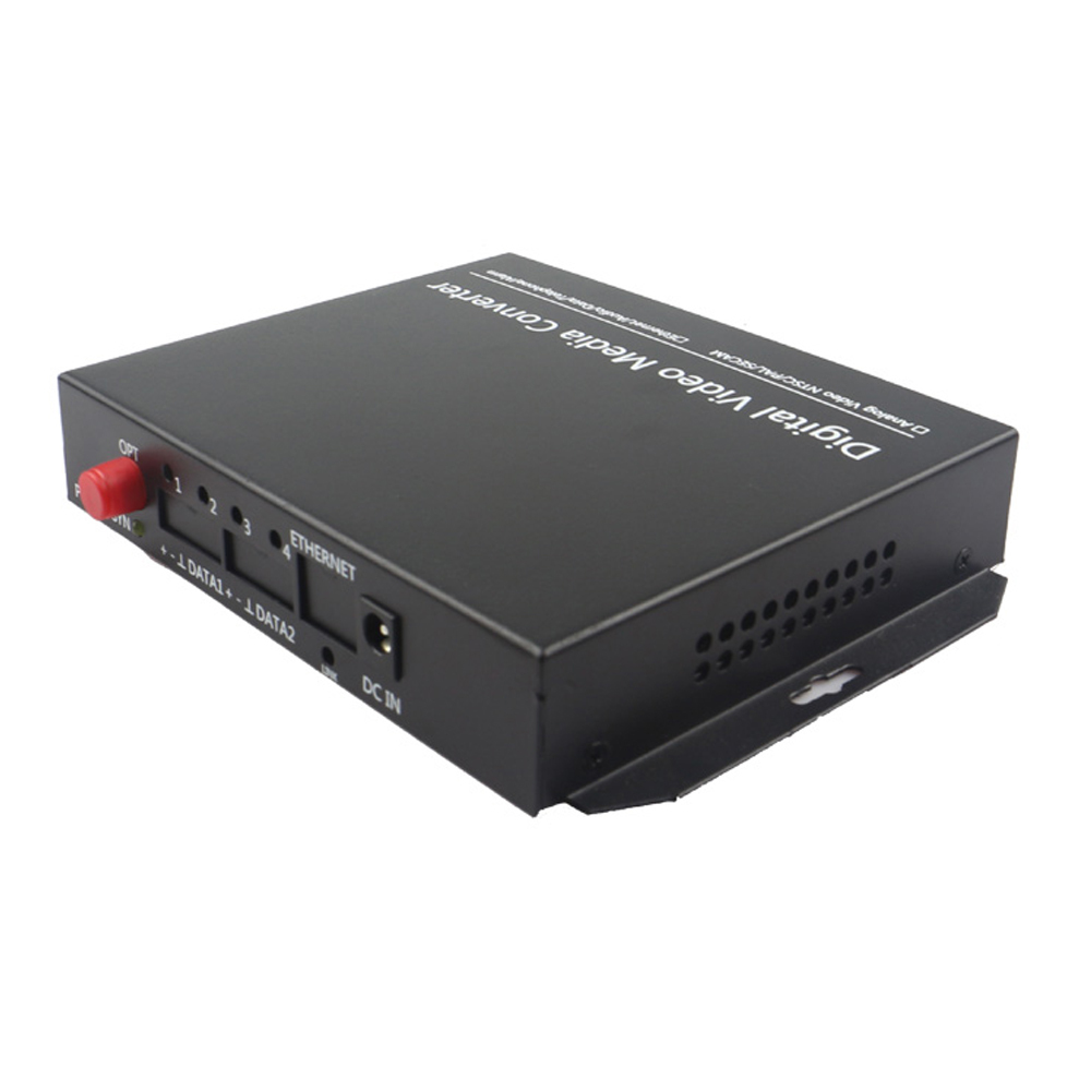 4CH Stereo Broadcast Audio Fiber Opitc Optical Media Converter Hi Fi