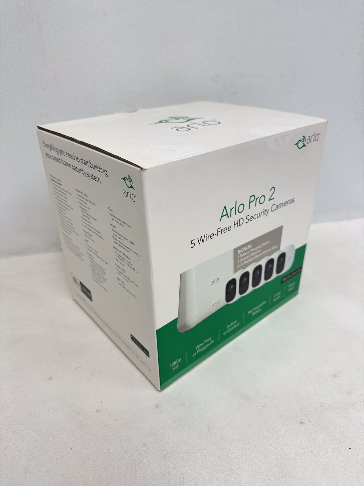Arlo Pro 2 – 5 Wire-Free HD Security Camera System – Bundle. Read Description
