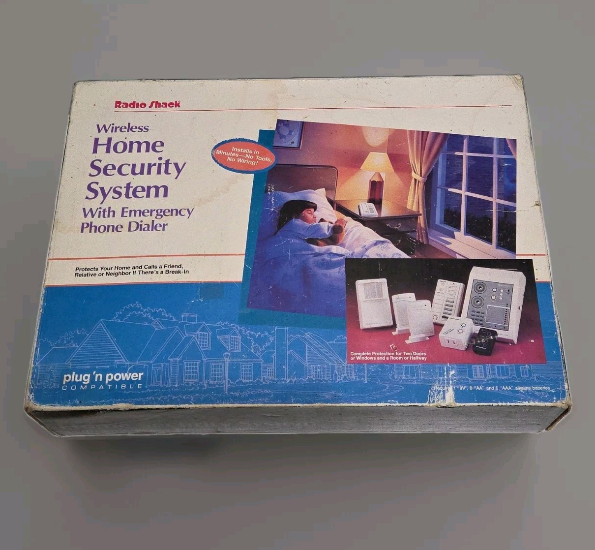 Radio Shack Wireless Home Security System from 1994 – 61-2610 49-2551A