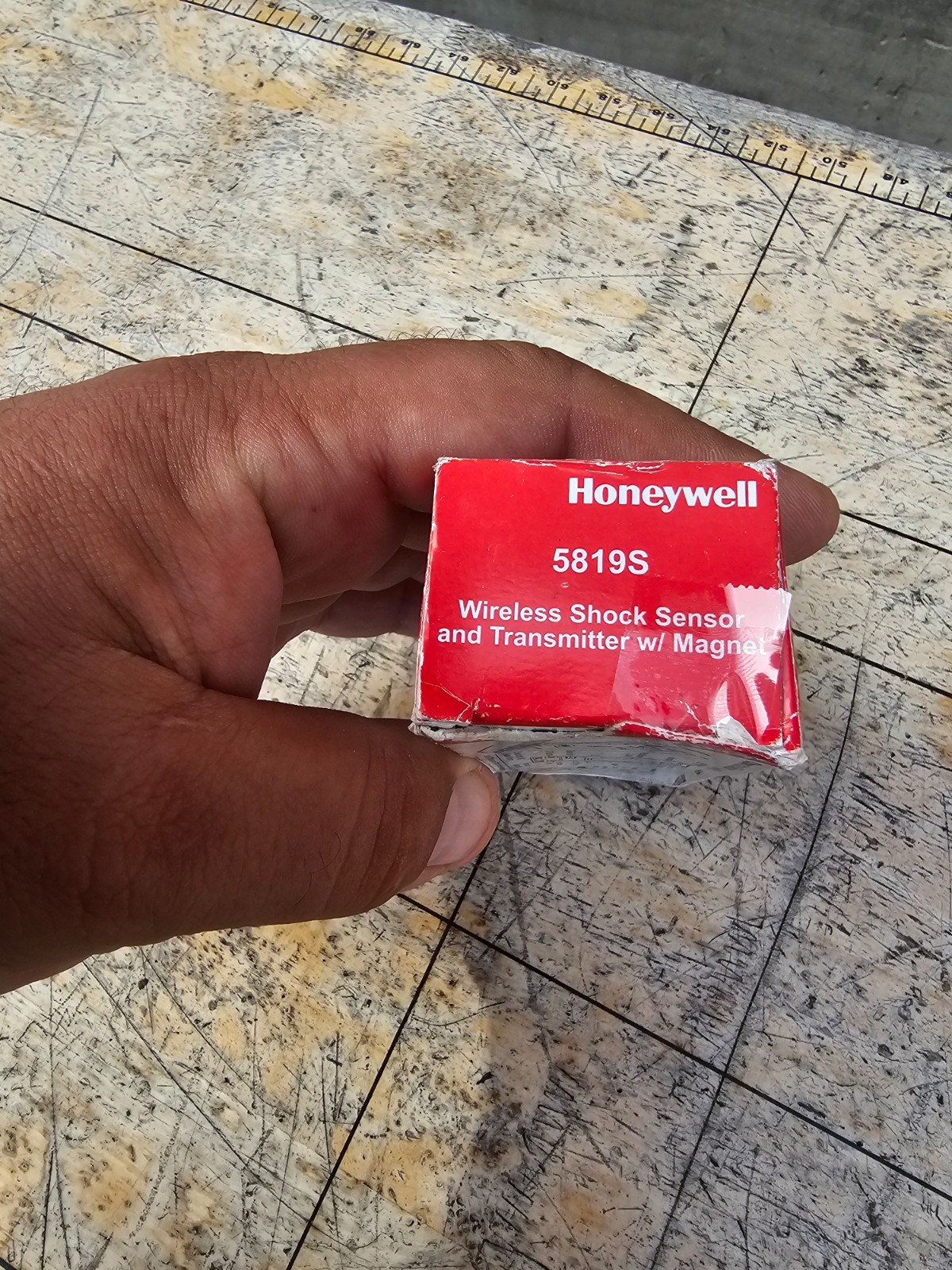 Genuine Honeywell 5819S Wireless Shock Sensor / Transmitter With Magnet New Item
