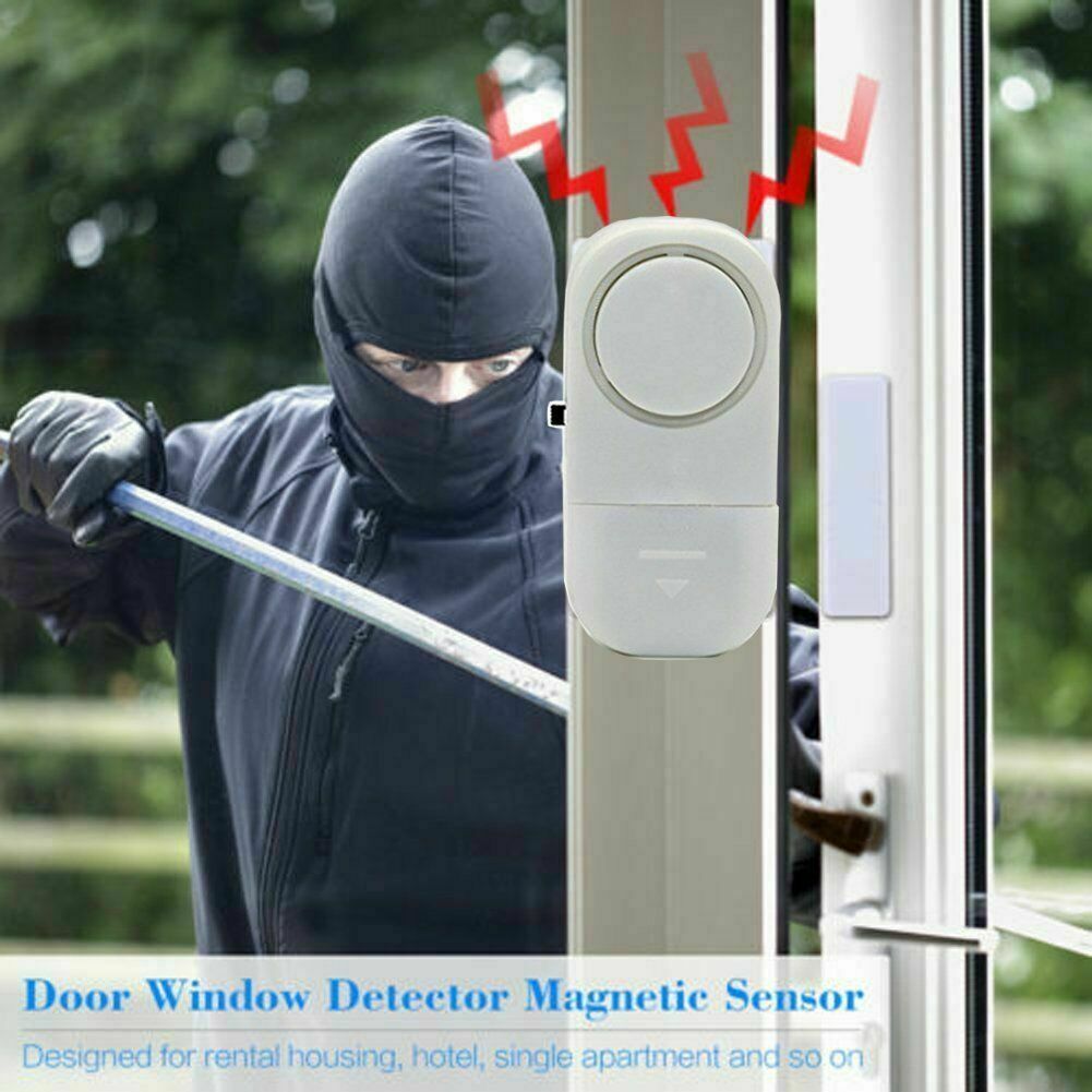 6 pcs WIRELESS Home Window Door Burglar Security ALARM System Magnetic Sensor