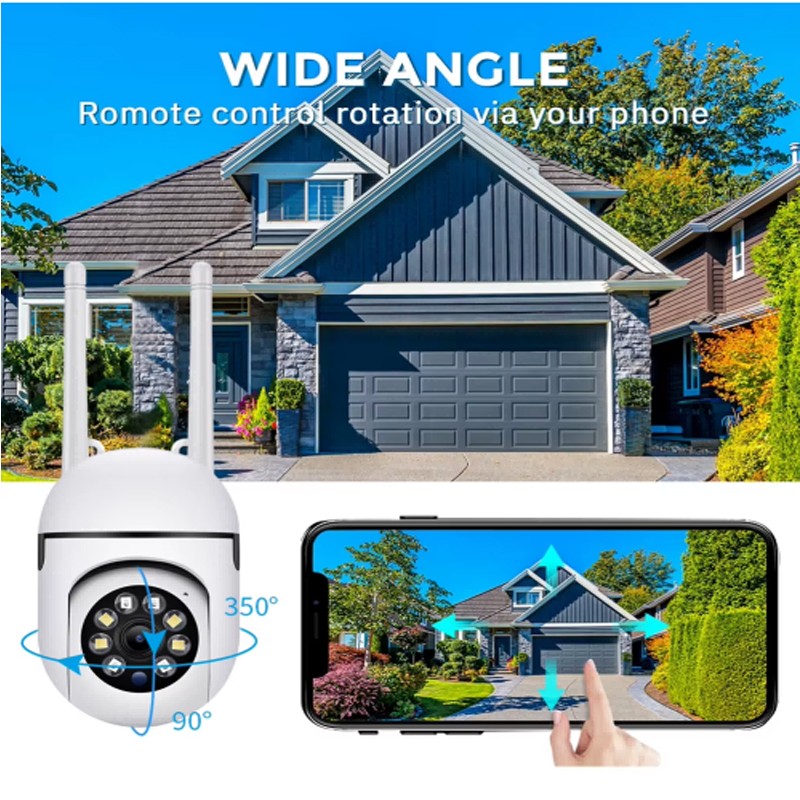 1080P WiFi Home Security CCTV Camera With Night Vision 2.4GHz 2.4G Surveillance