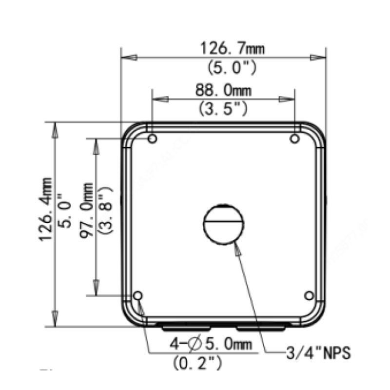 Alibi Junction Box ALI-JB07/WM03-G-IN – American Security Camera Company