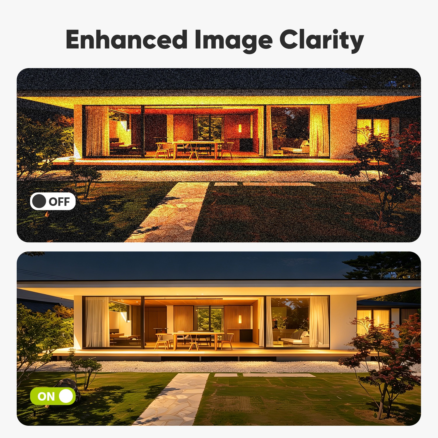 SANNCE 8MP PoE Security IP Camera Outdoor Two Way Audio Outdoor AI Night Vision