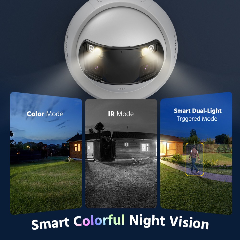 ANNKE 4K Dual-Lens POE Security Camera System 8CH NVR 2-Way Audio AI Color Night