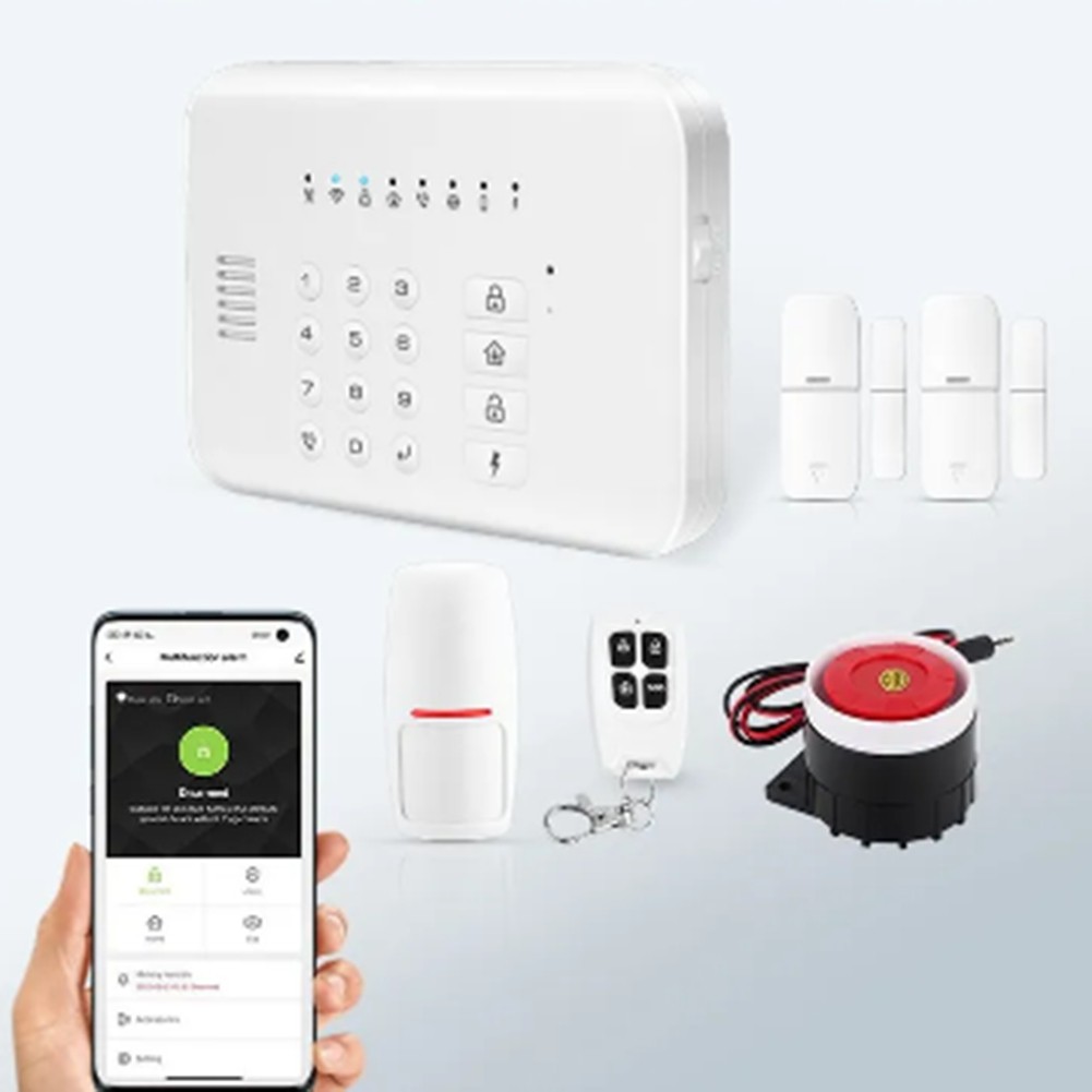 Tuya APP Remote Control WIFI+GSM Alarm System for Home Security Burglar5920