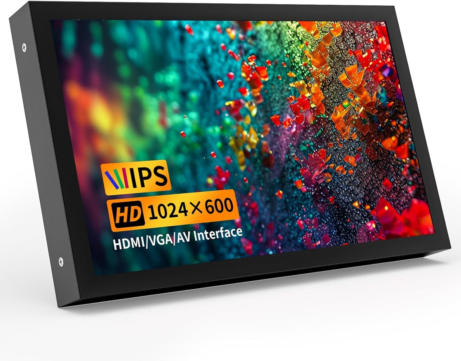 7 Inch Small Monitor, 1024×600 HD IPS Mini Monitor with Built-in…