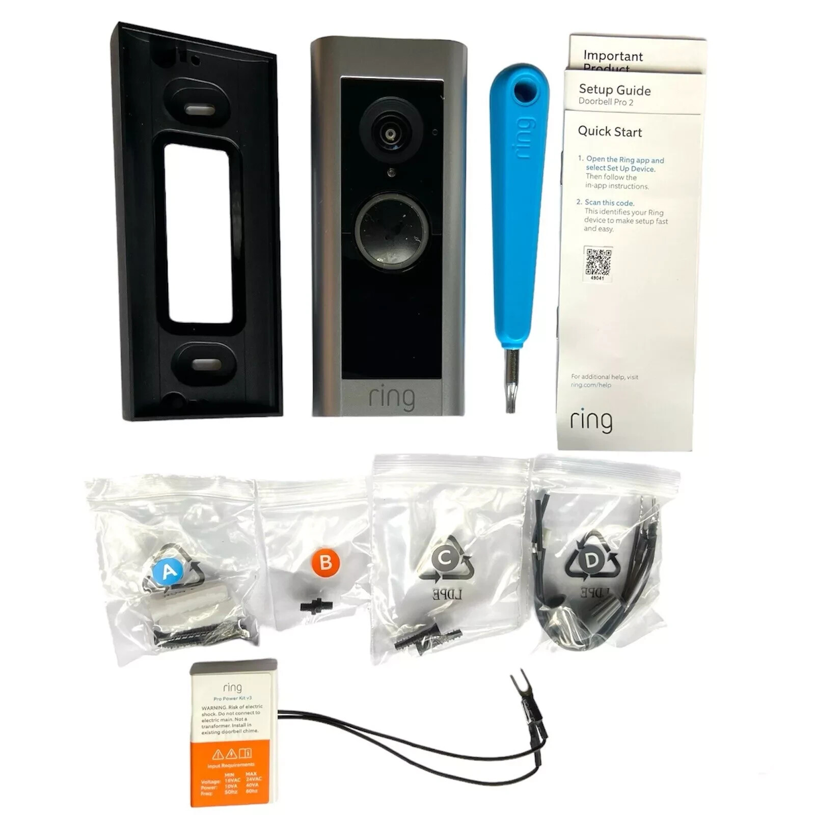 Ring Alarm Pro 13 Piece Kit with Built-in eero WiFi 6 Router and Doorbell Pro 2