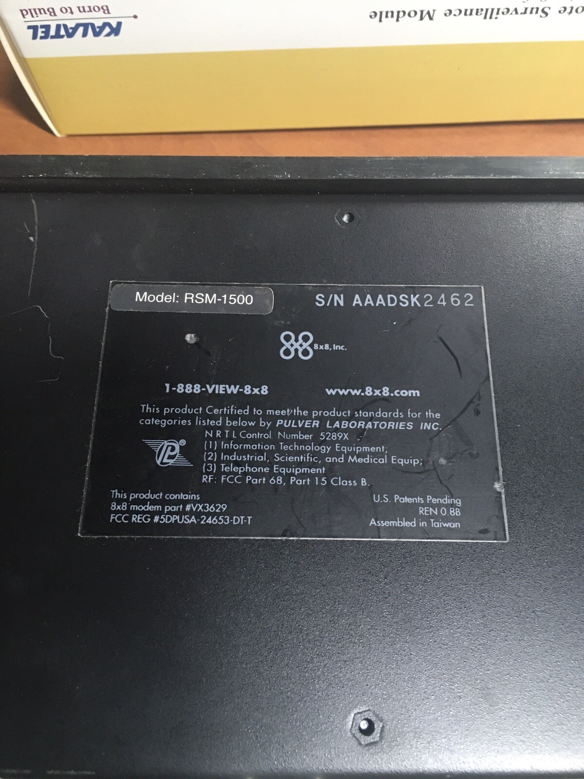3 Calibur Kalatel Remote Surveillance Module RSM-1600/1500 Master Transceivers