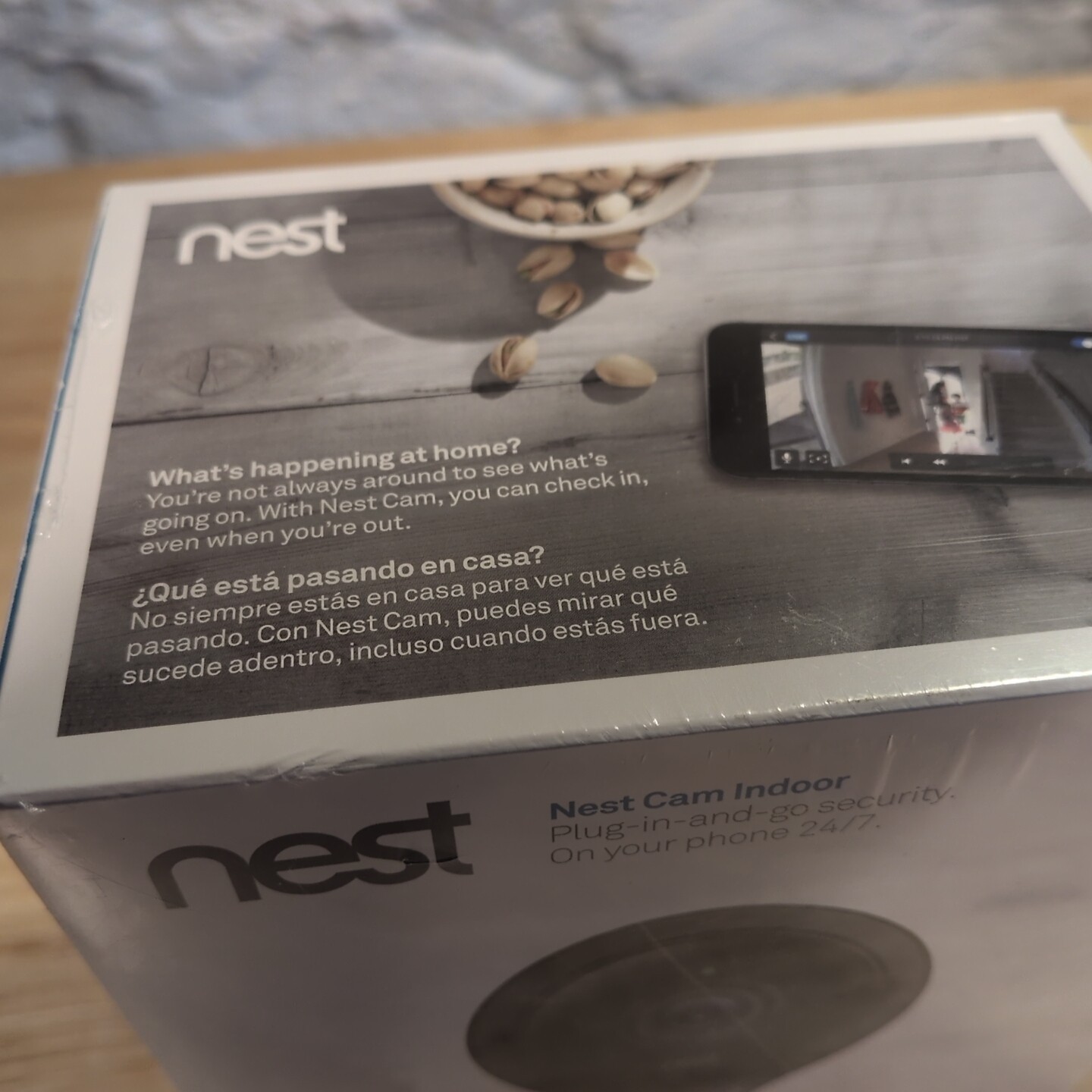New Factory Sealed Google Nest Cam Indoor Black 1st Generation A0005-NC1102ES