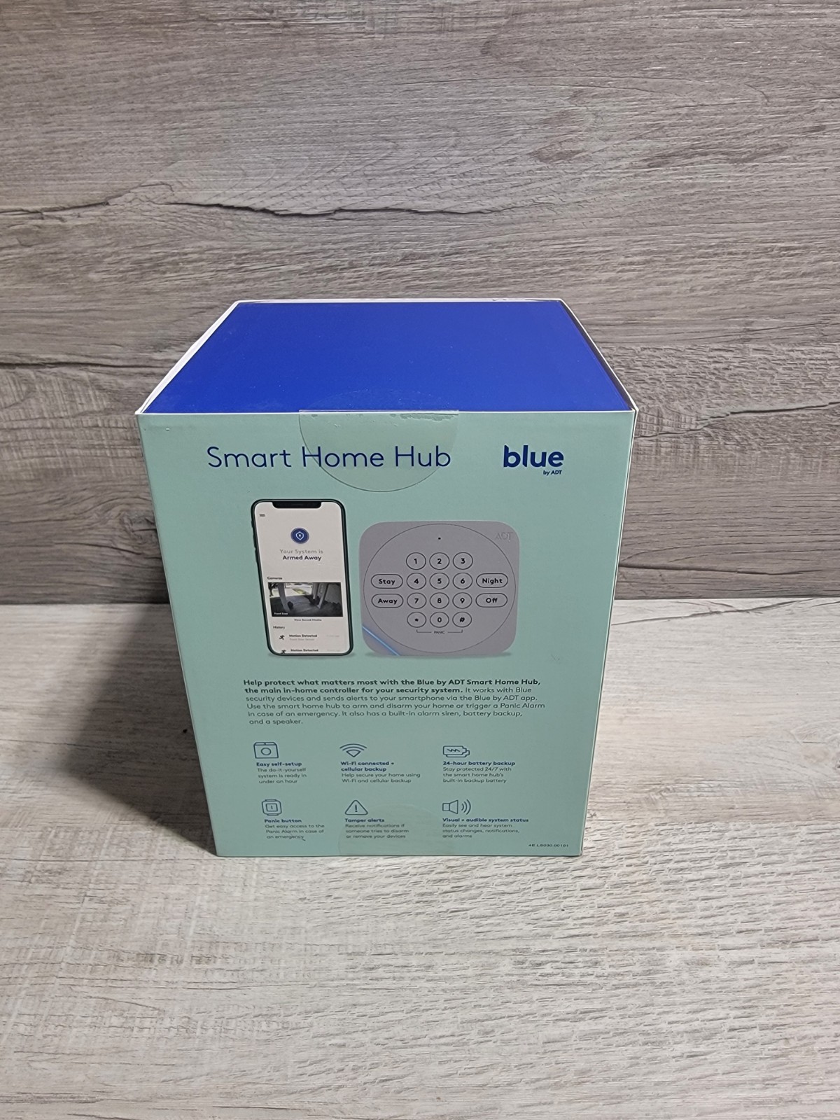 ADT Home Security System, Self Setup 4 Door/Window Sensors, 2 Motion, & Hub NEW