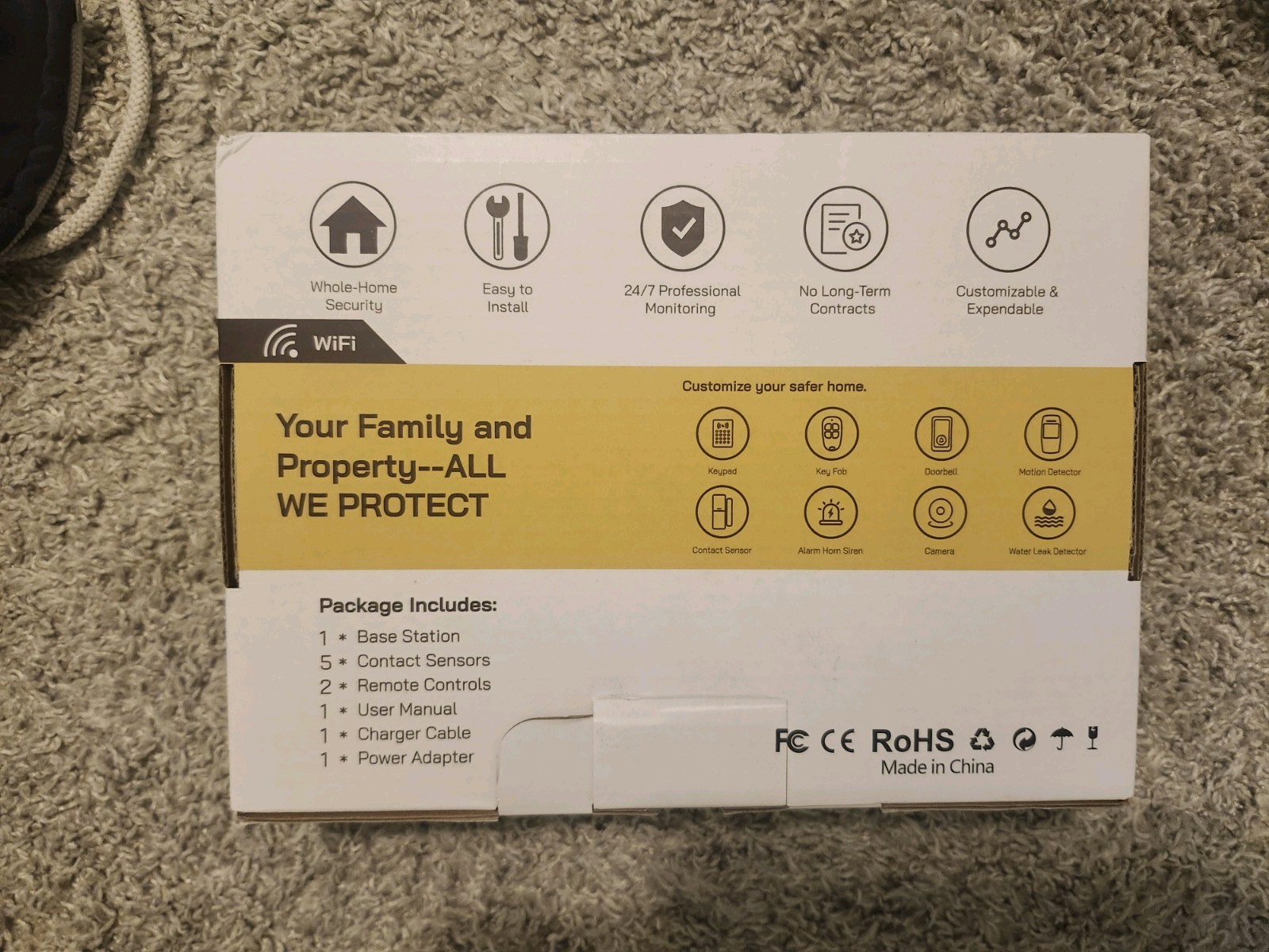 Tolviviov home alarm system (8 piece)