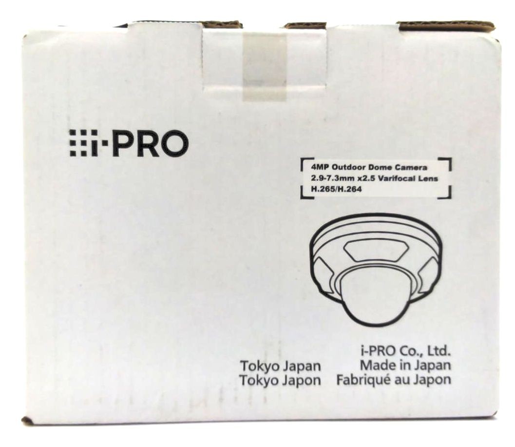 i-PRO WV-U2542LA Security IP Network Camera Outdoor Dome x2.5 Verifocal Lens