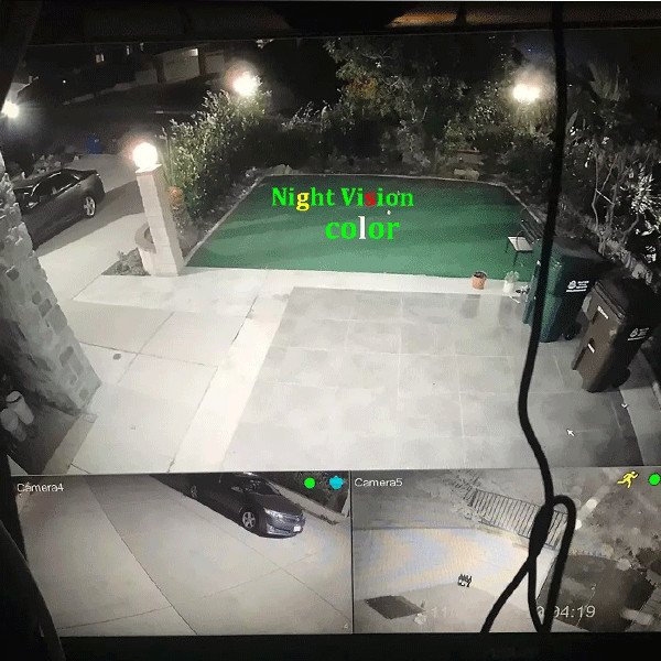 New 4K 1/2.7″ Sony CMOS Sensor Onvif POE warm light 24Hr. Full color IP Camera