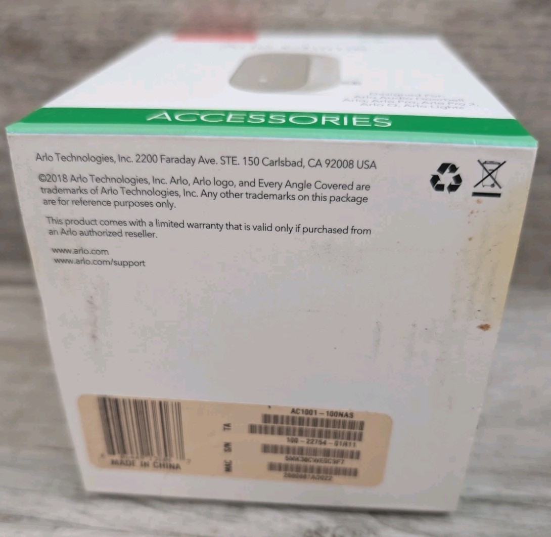 ARLO CHIME Wire-Smart Home Chime Model AC1001-100NAS – Preowned