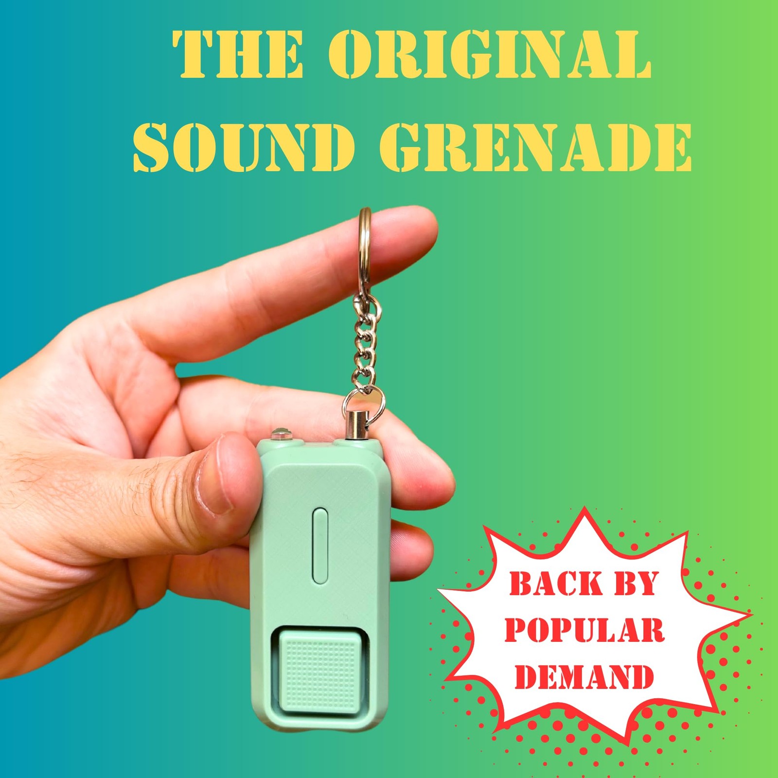 Sound Grenade By 130db Emergency Alarm For Camping & Hiking Tripwire Alarm Bear