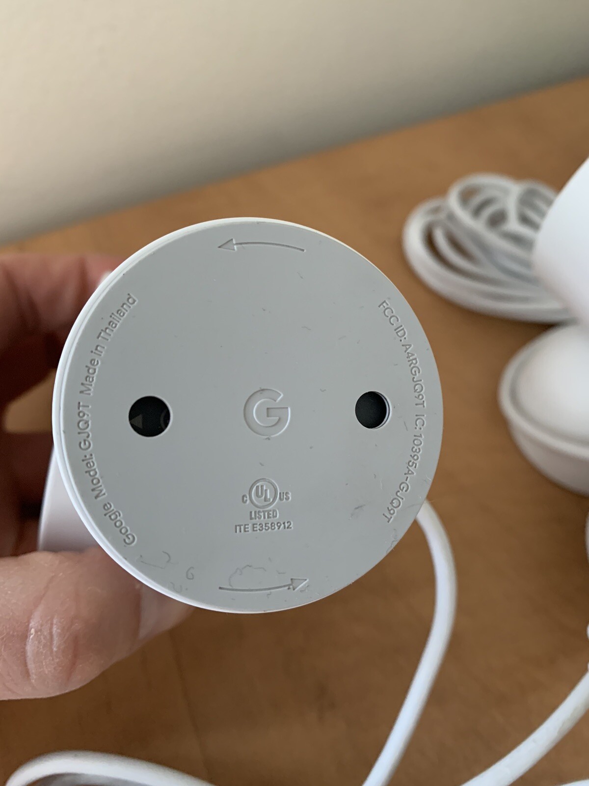 Google Nest GJQ9T Indoor Security Camera 2nd 2 Of Them. As Is Turns On. Connects