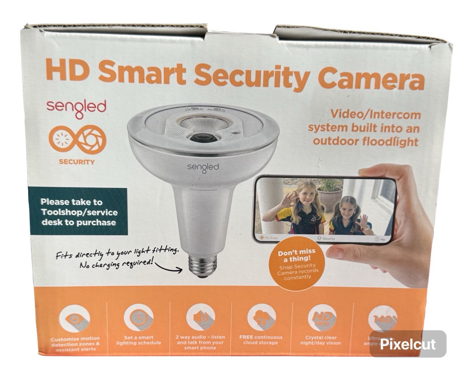 Sengled HD Smart Security Camera: Video Intercom Built Into Outdoor Floodlight